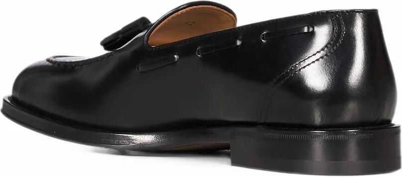 Henderson Baracco leather tassel loafers Zwart - Foto 2