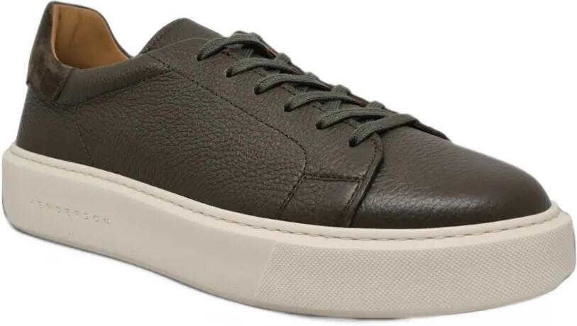 Henderson Baracco Leone pebbled leather sneakers Groen - Foto 4