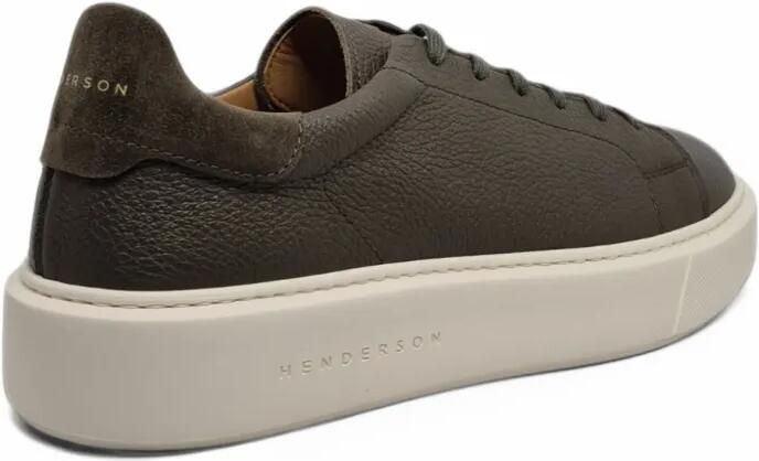 Henderson Baracco Leone pebbled leather sneakers Groen - Foto 5