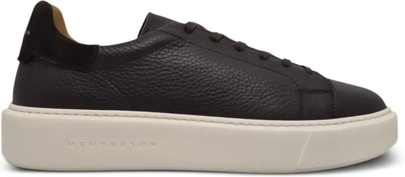 Henderson Baracco Leone sneakers van bewerkt leer Bruin
