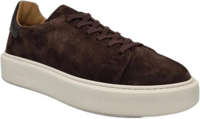 Henderson Baracco Leone suede sneakers Bruin - Foto 3