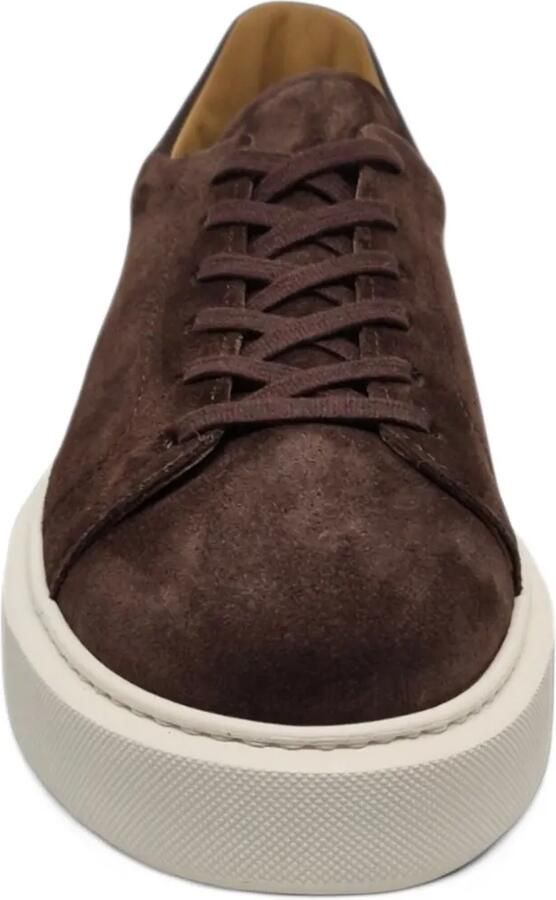 Henderson Baracco Leone suede sneakers Bruin - Foto 2