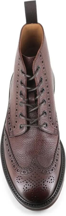 Henderson Baracco Leren brogue enkellaarzen Bruin - Foto 5