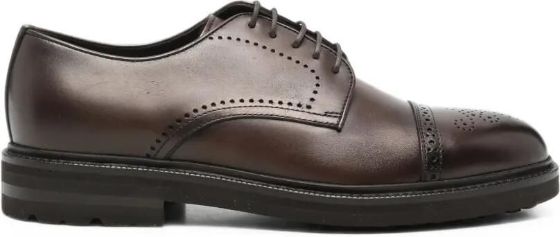 Henderson Baracco Leren Derby schoenen Bruin
