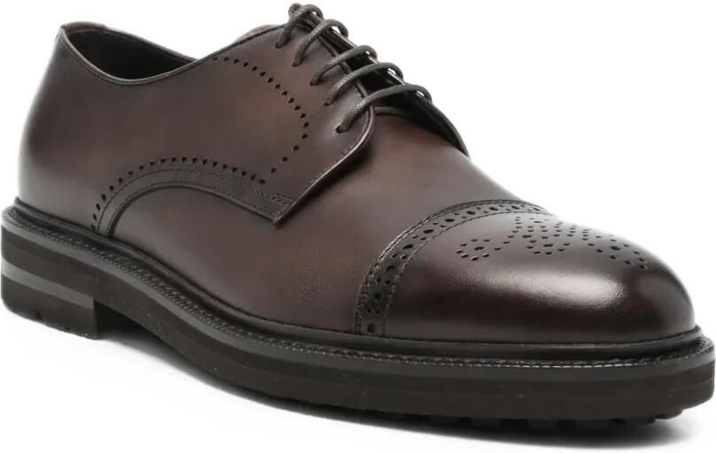 Henderson Baracco Leren Derby schoenen Bruin - Foto 2