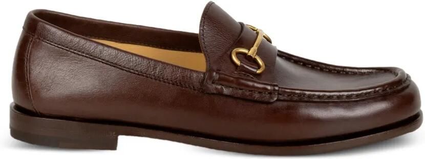 Henderson Baracco Leren loafers Bruin