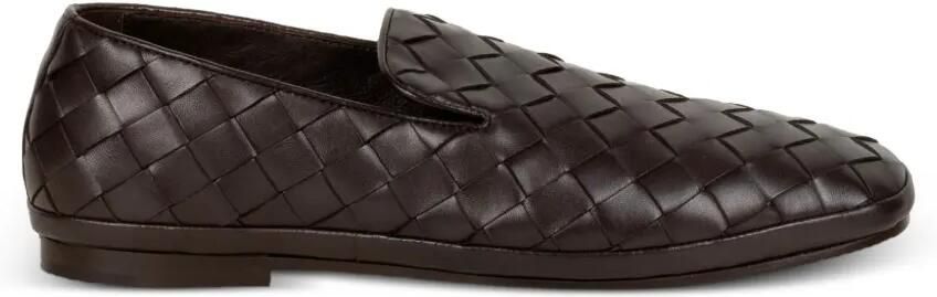 Henderson Baracco Leren loafers Bruin