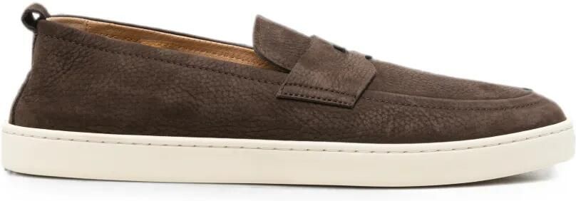 Henderson Baracco Leren loafers Bruin
