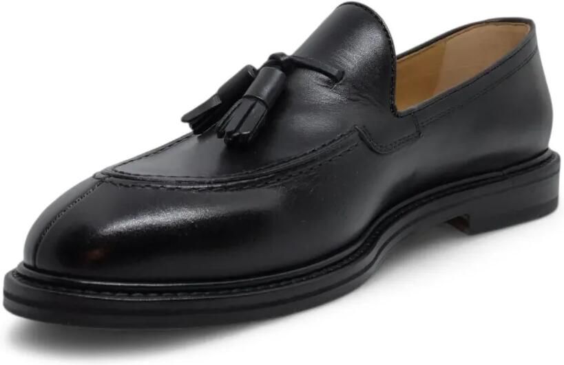 Henderson Baracco Leren loafers met kwastjes Zwart - Foto 2