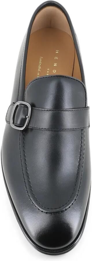 Henderson Baracco Leren loafers Zwart - Foto 5