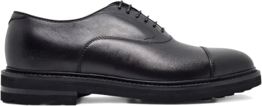 Henderson Baracco Leren Oxford schoenen Zwart
