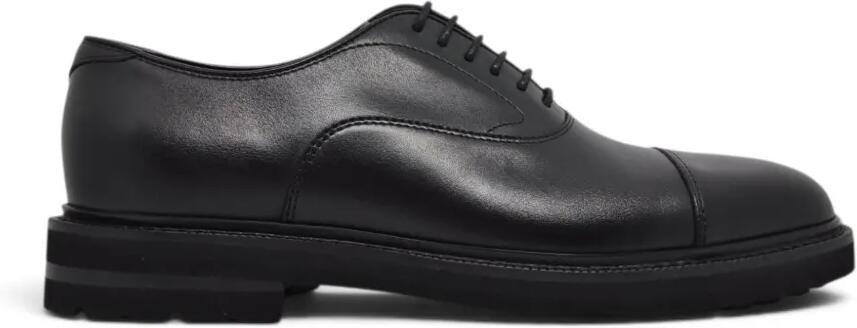 Henderson Baracco Leren Oxford veterschoenen Zwart