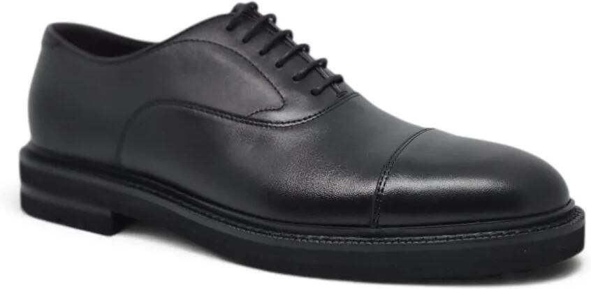 Henderson Baracco Leren Oxford veterschoenen Zwart - Foto 5