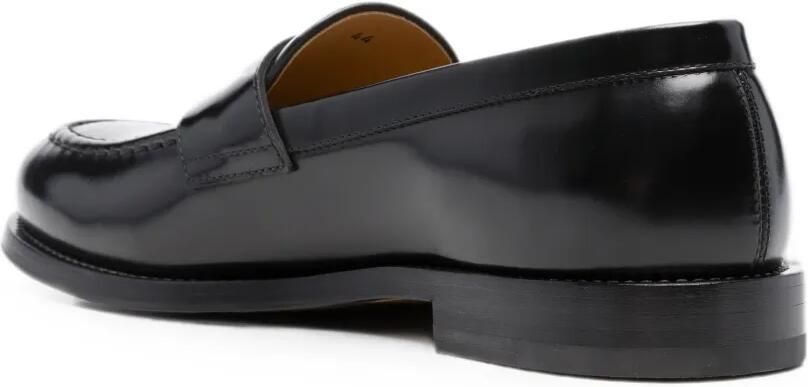 Henderson Baracco Leren penny loafers Zwart - Foto 2