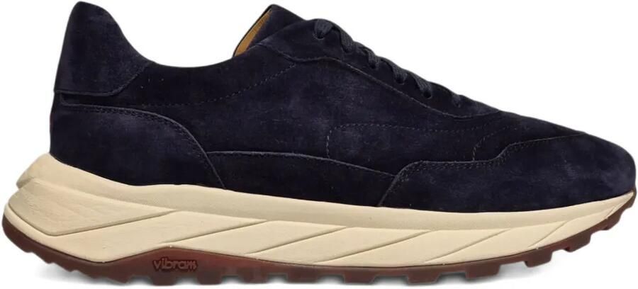 Henderson Baracco Leren sneakers Blauw