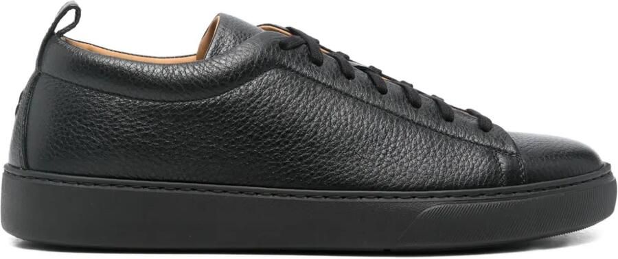 Henderson Baracco Leren sneakers Zwart