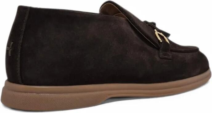 Henderson Baracco Lizzy horsebit suede loafers Bruin - Foto 4