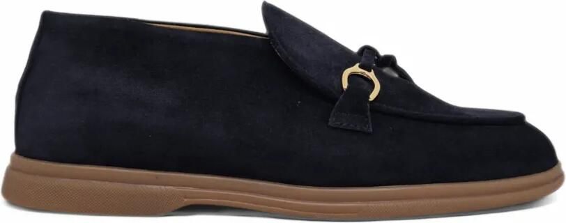Henderson Baracco Lizzy suede loafers Blauw