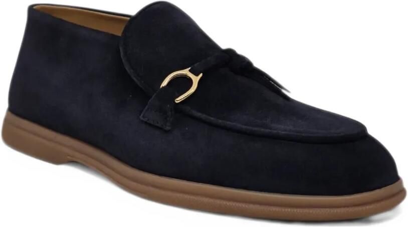 Henderson Baracco Lizzy suede loafers Blauw - Foto 4