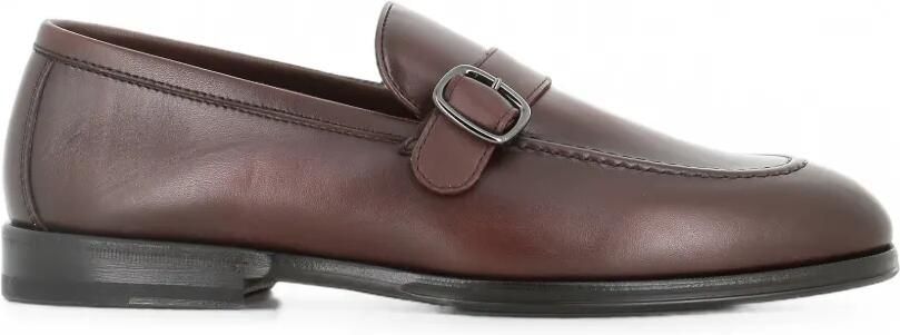 Henderson Baracco Loafers met gesp Bruin