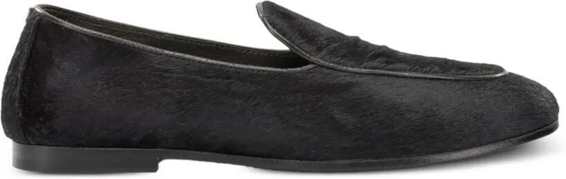 Henderson Baracco Loafers met ponyhaar Bruin