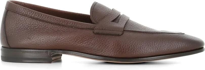 Henderson Baracco Loafers van bewerkt leer Bruin