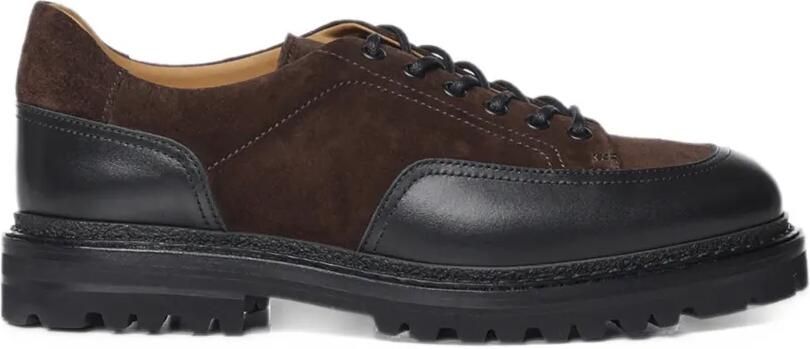 Henderson Baracco panelled lace-up loafers Bruin