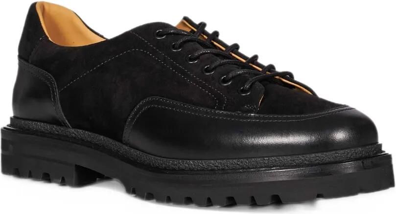 Henderson Baracco panelled lug-sole derby shoes Zwart - Foto 3
