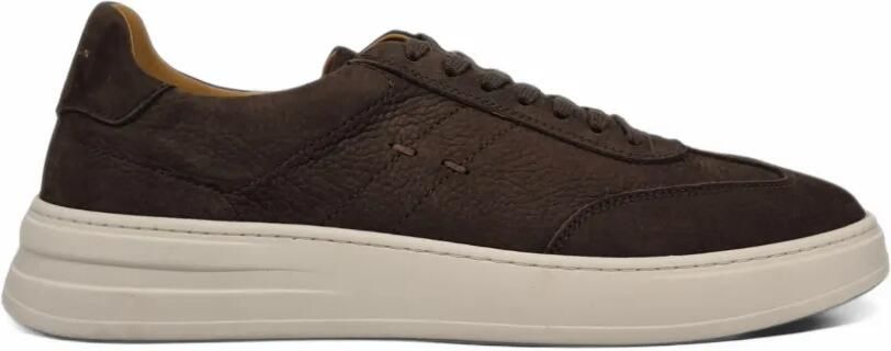 Henderson Baracco Pantern textured-finish panelled sneakers Bruin