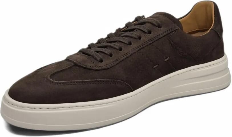 Henderson Baracco Pantern textured-finish panelled sneakers Bruin - Foto 3