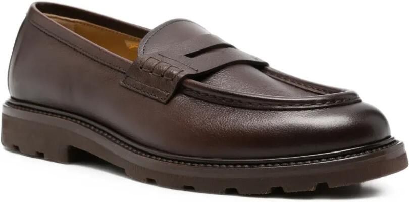 Henderson Baracco Leren loafers Bruin - Foto 3