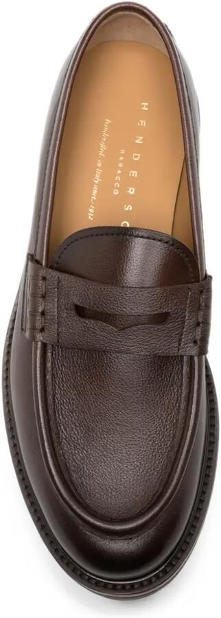 Henderson Baracco Leren loafers Bruin - Foto 4