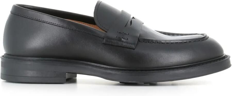 Henderson Baracco Penny leren loafers Zwart