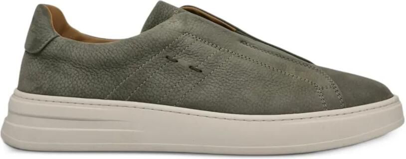 Henderson Baracco slip-on leather sneakers Groen