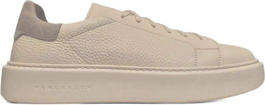 Henderson Baracco Sneakers met plateauzool Beige