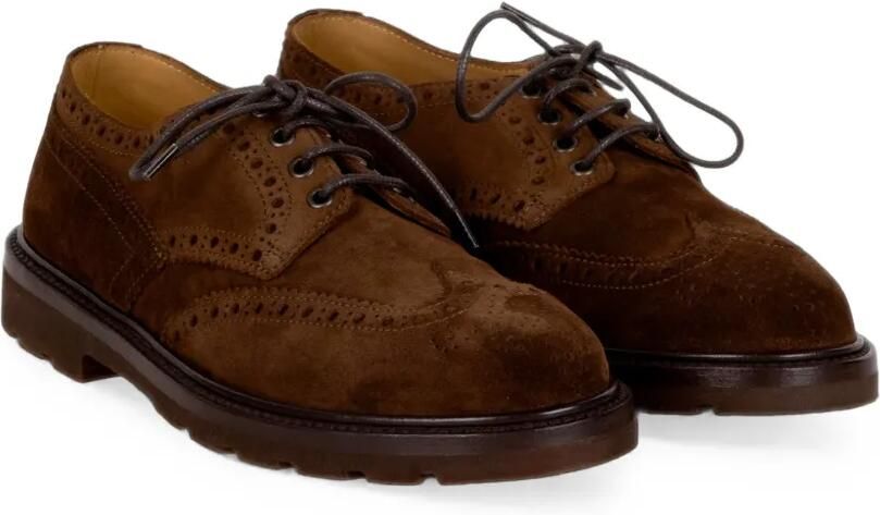 Henderson Baracco Suède brogues Bruin - Foto 2