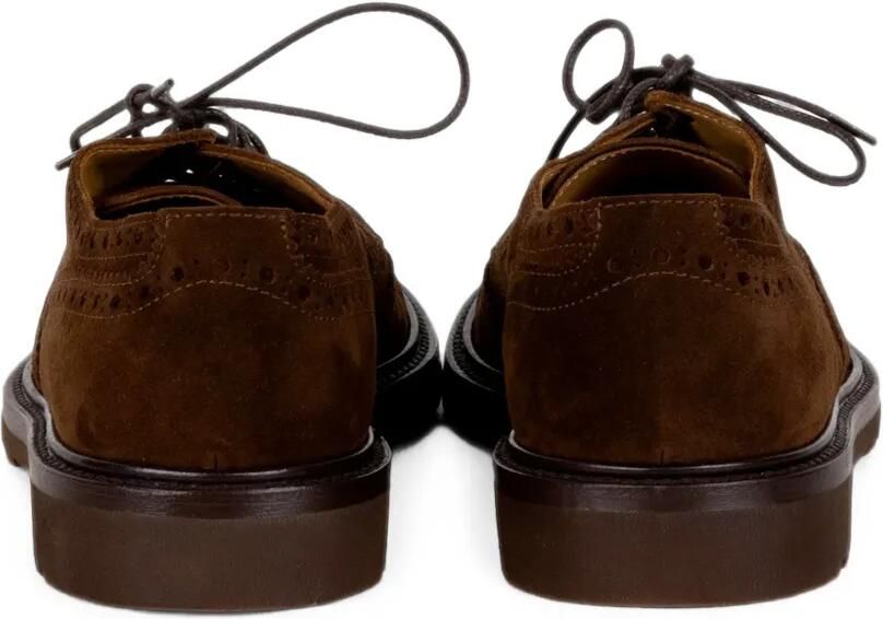Henderson Baracco Suède brogues Bruin - Foto 3