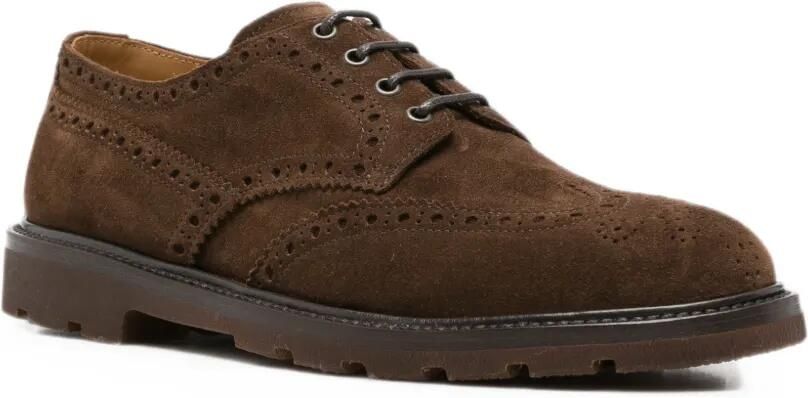 Henderson Baracco Suède brogues met veters Bruin - Foto 2