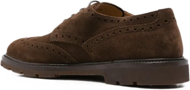 Henderson Baracco Suède brogues met veters Bruin - Foto 3