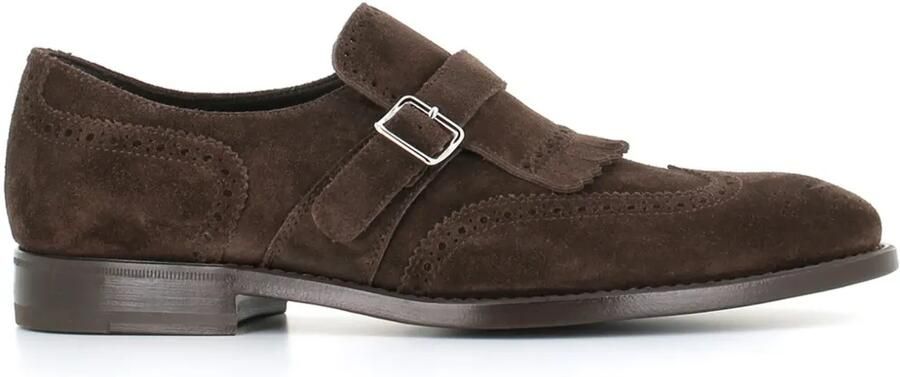 Henderson Baracco Suède gespschoenen Bruin