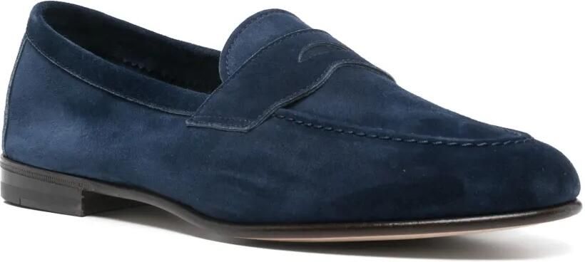 Henderson Baracco Suède loafers Blauw - Foto 3