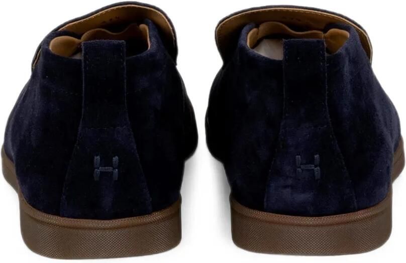 Henderson Baracco suede loafers Blauw