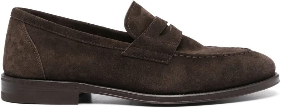 Henderson Baracco Suède loafers Bruin