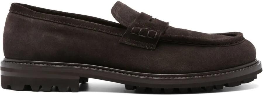 Henderson Baracco Suède loafers Bruin
