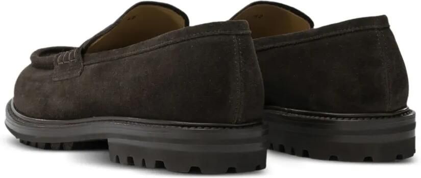 Henderson Baracco Suède loafers Bruin - Foto 4