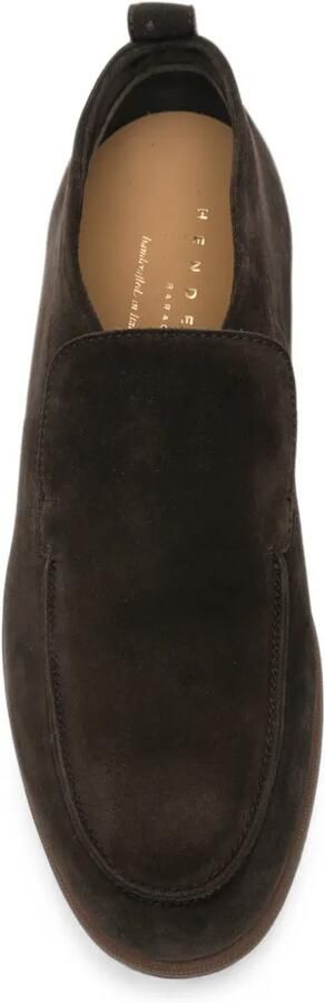 Henderson Baracco Suède loafers Bruin