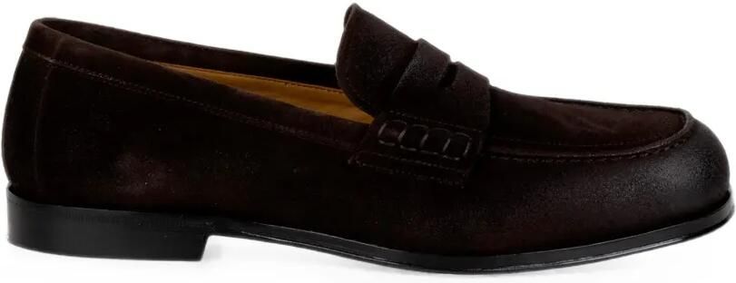 Henderson Baracco suede loafers Zwart