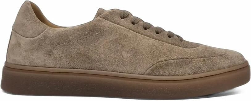 Henderson Baracco suede low-top sneakers Beige