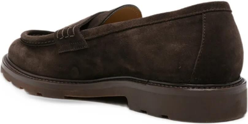 Henderson Baracco suede penny loafers Bruin - Foto 3