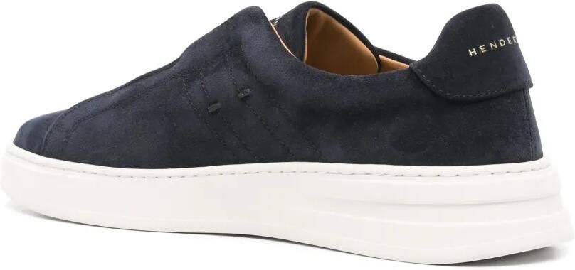 Henderson Baracco Suède sneakers Blauw - Foto 3